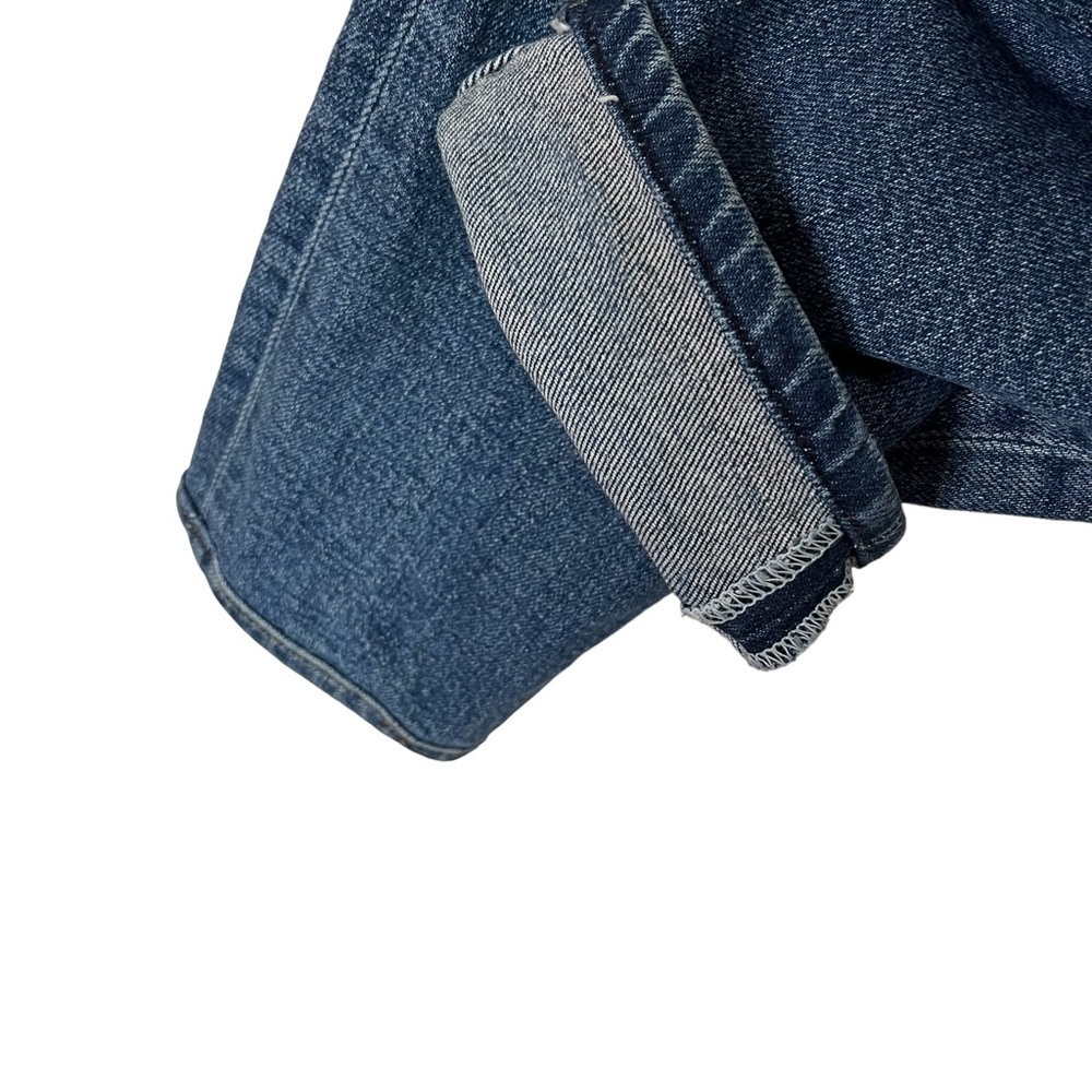 RE/DONE Originals Ankle Crop Jeans Women's 25 Mid70s Blue High Rise Vintage Slim - Picture 9 of 16